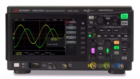 DSOX1202G – Осциллограф, 70/100/200 МГц, 2 Гвыб/с, 2 канала, с генератором