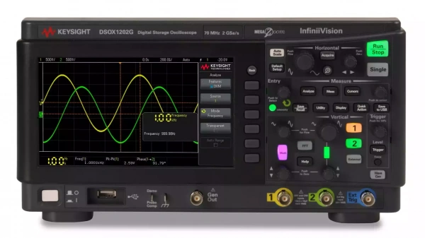 DSOX1202G – Осциллограф, 70/100/200 МГц, 2 Гвыб/с, 2 канала, с генератором