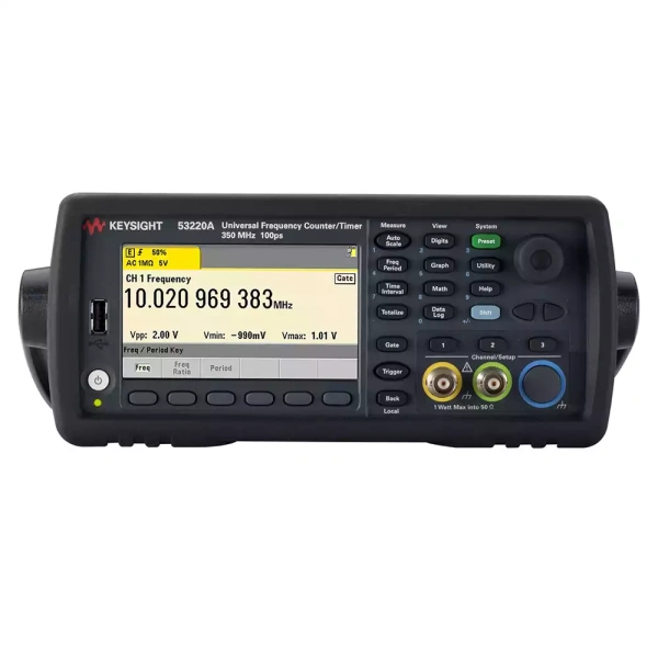 53220A - Частотомер ВЧ 350МГц, 12 разрядов/с, LAN, USB, GPIB